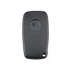For FIAT Car Keys Replacement 3 Buttons Car Key Case with Side Battery Holder (Black)