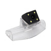 656492 Effective Pixel HD Waterproof 4 LED Night Vision Wide Angle Car Rear View Backup Reverse Camera for Oversea Version Mazda 2/3