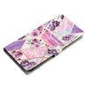 For Samsung Galaxy A26 5G Colored Drawing Leather Phone Case(Purple Marble)
