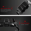 SKMEI 1179 Multifunctional Men Outdoor Sports Noctilucent Waterproof LED Digital Watch(Black)