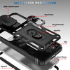 For Samsung Galaxy A56 5G Sliding Camshield TPU + PC Phone Case with Holder(Black)