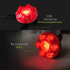 S1 7 LEDs 80LM IPX5 Waterproof USB Charging Excellent Cycling Bike Brake Light