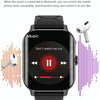 F12 2.02 inch Curved Screen Smart Watch Supports Voice Call/Blood Sugar Detection(Silver + Black)