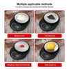 Home Kitchen Electronic Scale High Precision Stainless Steel Jewelry Scale, Style:No Edging, Specification:5kg/0.1g