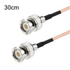 30cm RG316 BNC Male to Male Coax Cable - 50 Ohm