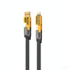 WK WDC-25 1.2m 65W USB / Type-C to Type-C / 8 Pin Converible Fast Charging Data Cable(Yellow)