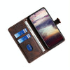 For Samsung Galaxy S10 5G Stitching Skin Feel Magnetic Buckle Horizontal Flip PU Leather Case with Holder & Card Slots & Wallet(Brown)