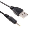 USB to 2.5mm DC Charging Cable, Length: 65cm(Black)