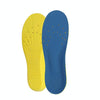 Shock Absorption Thickening Slow Rebound Soft and Comfortable Wicking Insole, Size:S(Yellow Bottom Mesh Dark Blue)