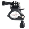 GP435 Small Size Bicycle Motorcycle Handlebar Fixing Mount for GoPro, Insta360, DJI and Other Action Cameras(Black)
