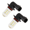 2 PCS 9006 4.5W DC 12V 6000K 360LM Car Auto Ceramics Fog Light 18LEDs SMD-3030 Lamps, with Projector Lens(White Light)
