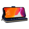 For iPhone 12 / 12 Pro Nine-card Slots Zipper Wallet Bag Leather Phone Case(Blue)