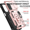For Samsung Galaxy A26 5G Sliding Camshield Holder Phone Case(Rose Gold)