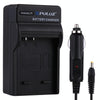 PULUZ Digital Camera Battery Car Charger for Fujifilm NP-70, Panasonic DB-60 (S005) Battery