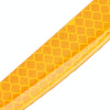4 PCS Universal Car Door Anti-collision Strip Protection Guards Trims Stickers (Yellow)