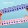 Montessori Math Decomposition Ruler Kindergarten Children Numbers Addition and Subtraction Arithmetic Enlightenment Teaching Aids, Length: 25.5cm(Blue)