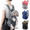 Doglemi Pet Outing Backpack Dog Shoulder Chest Bag Breathable Mesh Dog Cat Bag, Size:L(Gray)