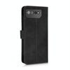 For Asus ROG Phone 6 Skin Feel Magnetic Flip Leather Phone Case(Black)
