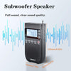 QINGLV QL-518 Portable Bluetooth Transmitter Radio Support FM / AM / MP3(Black)