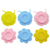 Double-sided Super Suction Cartoon Anti-collision Children Bowl  Sucker(Pink Snail)