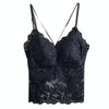 Women Beauty Back Sling Wrapped Chest Vest Crop Top Gathered Anti-Empty Bra Lingerie, Size: XL 63-75kg(Black)