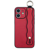 For iPhone 11 Wavy Wristband Bracket TPU Phone Case(Red)