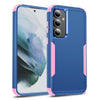 For Samsung Galaxy S25 5G TPU + PC Shockproof Protective Phone Case(Royal Blue + Pink)