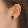 1pair Cute Cats Simple Ear Studs Ladies Detachable Earrings, Style: Model 4