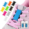 Magnetic Shoelace Buckle Non Binding Shoe Lace Accessories, Size:L (Above 230mm)(Yellow)