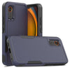 For Samsung Galaxy XCover7 2 in 1 PC + TPU Phone Case(Dark Blue)