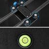 YELANGU L140T-A 40cm Carbon Fiber Slide Rail Track with Phone Clamp & BallHead Adapter for Smartphones (Black)