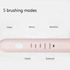 DELIPU Electric Toothbrush Rechargeable Sonic 5-Speed Adjustment Children Adult Household Waterproof Soft Hair Whitening Toothbrush USB Charging Cable  (Blue)