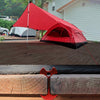 4 PCS Camping Tent Peg Path Deck Board Fishbone Nail Anchor Tent Peg Windproof Tent Rope Nail Floor Outdoor Travel Hook