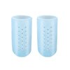 With Hole Toe Set High Heels Anti-Wear Anti-Pain Toe Protective Cover, Size: L(Blue)