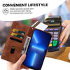 For Redmi Note 12 Pro+ 5G Global Lace Floral Embossed Magnetic Buckle PU Phone Case With Wrist Strap(Brown)