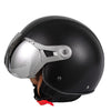 GXT Electric Vehicle Half Cover Four Seasons Retro Helmet, Size: L(Black)