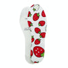 3 Pairs Latex Children Insole Soft Cartoon Printed Canvas Foot Pad(Strawberry)
