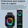 Blood Oxygen / Sleep / Heart Rate Health Monitoring Smart Watch Square Sports Watch(Silver Gray)