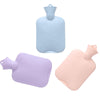 006 1000ml Thickened Explosion-proof Heart Embossed Water Injection Hot Water Bag(C Model Pink)