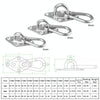 2 PCS 8mm 304 Stainless Steel Sand Bag Ceiling Hook Heavy Duty Swing Hangers