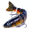 HENGJIA JM064 Multi-section Fish Minnow Bionic Fake Lures Sea Fishing Sinking Lures, Size: 12.8cm 18g(9)