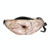 Creative Funny Anti-harassment Artificial Hairy Belly Shape Outdoor Bags, Multifunctional Portable Unisex Sports Belly Waist Bag