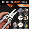 Multi-functional Wire Splitting Pliers Electrician Manual Tool (Orange)
