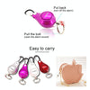 DOBERMAN Key-chain Personal Security Alarm Pull Ring Triggered Anti-attack Safety Emergency Alarm(White)