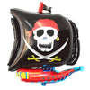 5PCS Pirate Ship Balloon Cartoon Halloween Aluminum Film Balloon(Black)