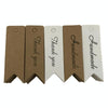100pcs /Set Retro Baking Sticker Tag Swallow Tail Bookmark Gift Card, Style: Thand You (White)