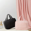 Foldable Travel Waterproof Washing Bag Cosmetic Bag with Hook(Pink)
