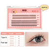 BQI B7229 Lightweight Natural Curling Three-dimensional Slim False Eyelashes, Style: Type A+Fishtail (200PCS)