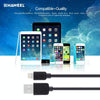 2 PCS HAWEEL 1m High Speed 8 pin to USB Sync and Charging Cable Kit for iPhone, iPad(Black)