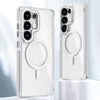 For Samsung Galaxy S25 Ultra 5G Dual-Color Clear Acrylic Hybrid TPU MagSafe Phone Case(Transparent)